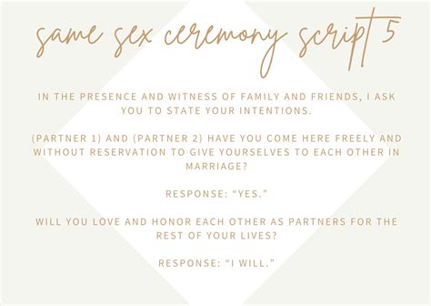 Same Sex Wedding Ceremony Script Ideas We Love Weddingsonline