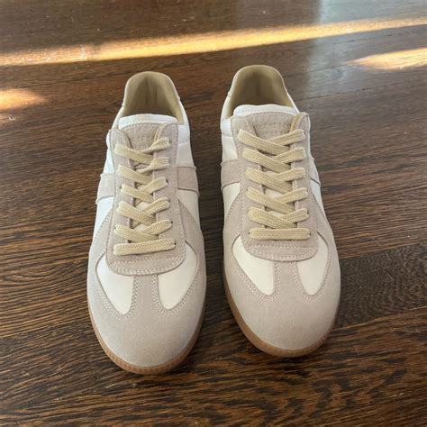 White Maison Margiela Sneakers Never Worn - Depop