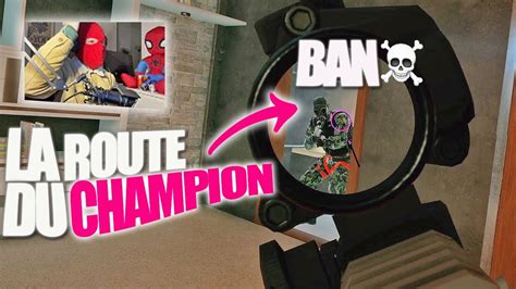 LA ROUTE DU CHAMPION EN FACECAM JE FAIS BANNIR UN RACISTE DE LA PS5 EN