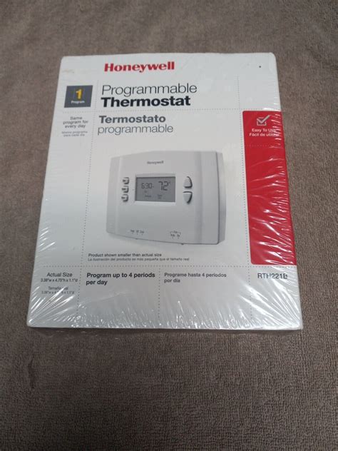 Honeywell Programmable Thermostat Battery Operated Rth221b New Free Shipping Ebay