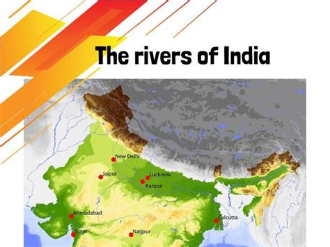 Rivers map of India | Teaching Resources