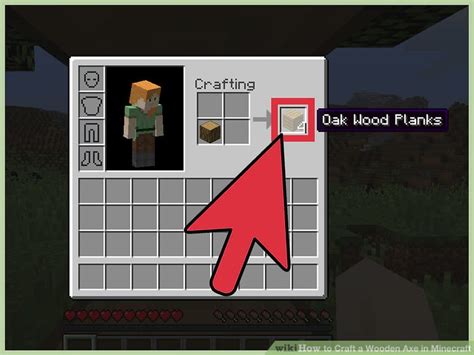 How To Craft A Wooden Axe In Minecraft 9 Steps With Pictures