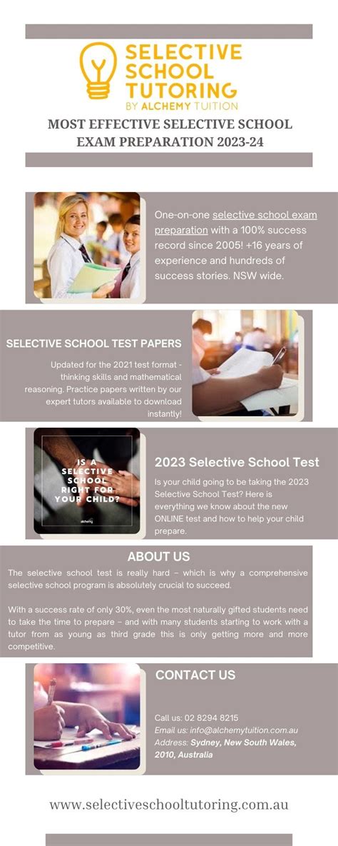 2024 Selective School Test - SELECTIVE SCHOOL TUTORING - Medium