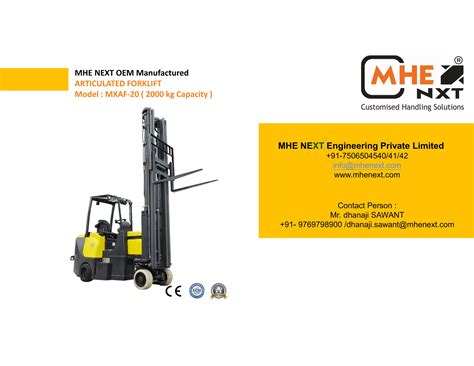 MHE NEXT Articulated Forklift | PPT