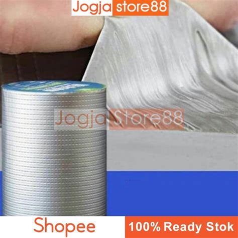 Jual Lakban Aluminium Foil Butyl Super Adhesive Duct Tape Waterproof