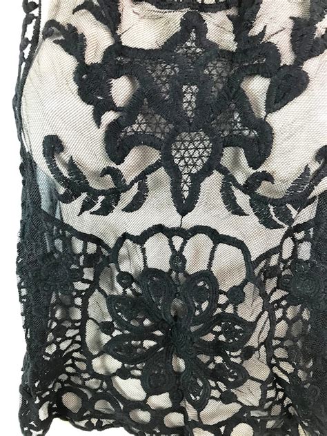 Vintage Sheer Lace Top Gem