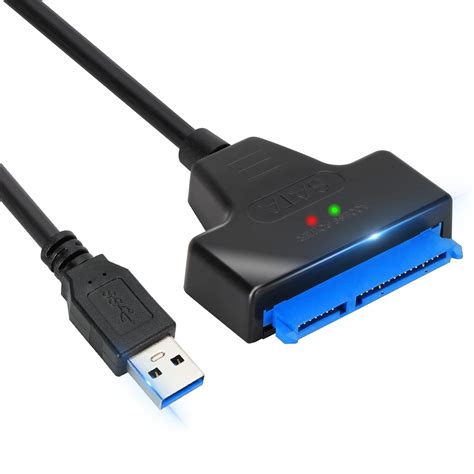 Câble adaptateur SATA vers USB pour SSD et disque dur de 2 5