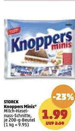 Storck Knoppers Minis Angebot Bei Penny Prospekte De