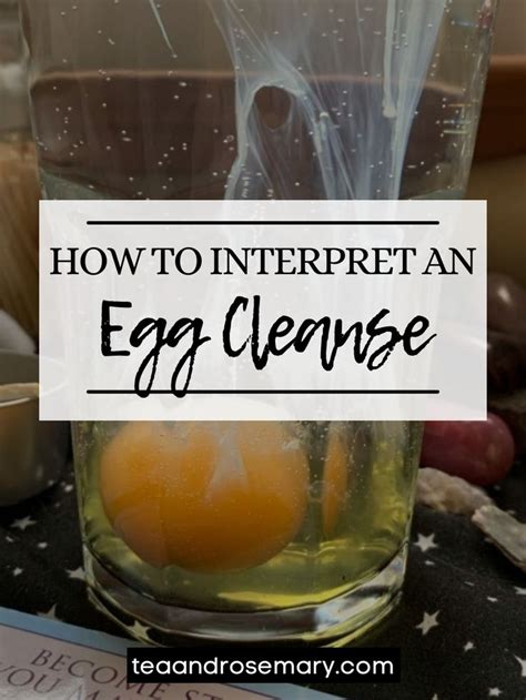 How To Do An Egg Cleanse Ritual + Interpretation | Energy cleanse ...