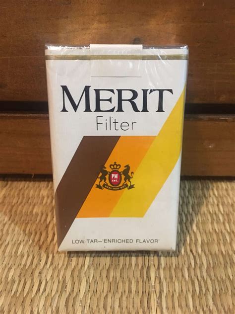 Merit Filter Cigarette Soft Pack Danly S Vintage Cigarette Packs For