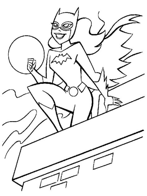 Desenhos De Batgirl Incr Vel Para Colorir E Imprimir Colorironline