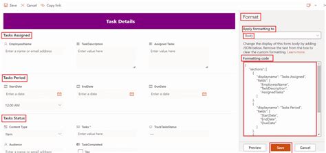 Sharepoint Online List Forms Json Formatting Spguides