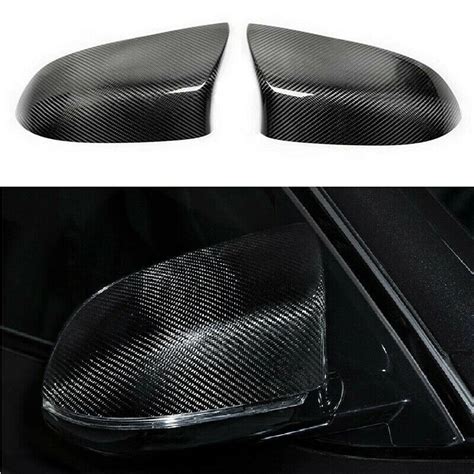 Carbon Fiber Rear View Mirror Cover Caps Fit For BMW X5M F85 X6M F86