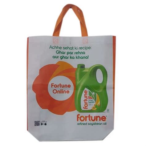 White Non Woven Fortune Oil Promotional Printed Bag Capacity 5kg At