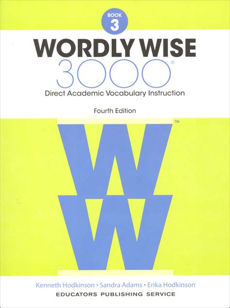 Wordly Wise Th Edition Student Book Educators Publishing