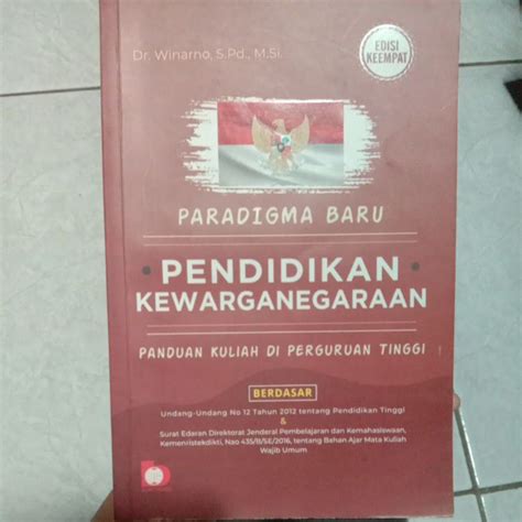 Jual Preloved Buku Pendidikan Kewarganegaraan Karya Winarno Edisi