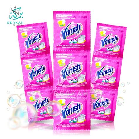 Jual Vanish Cair Pemutih Pakaian Sachets Ml X Pcs Shopee Indonesia