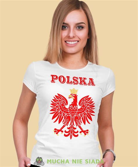 Damska Koszulka Polska Orze Polski Grafika Patriotyczna Dla Niej