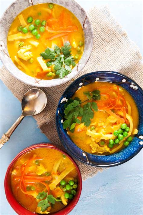 Curried Chicken Noodle Soup 50 Visa Giveaway Healthy Delicious