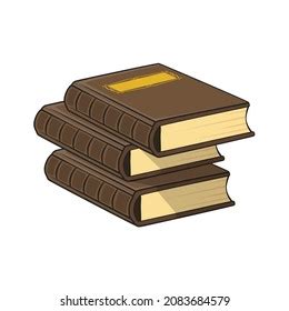 Book Stack Drawing Style Isolated Vector Stock Vector (Royalty Free ...