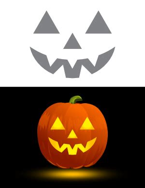 Free Printable Jack-o'-lantern Pumpkin Stencils