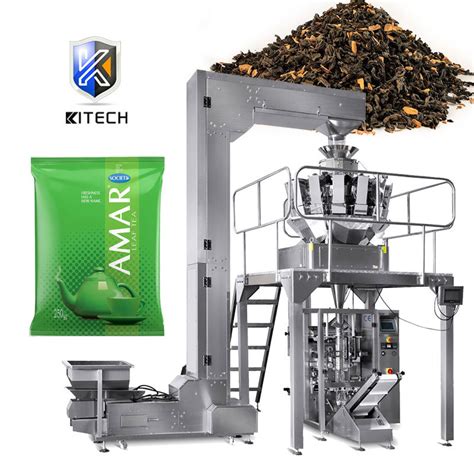 Kitech Multihead Weigher Automatic Weighing Tea Pouch 100g 500g Herbal