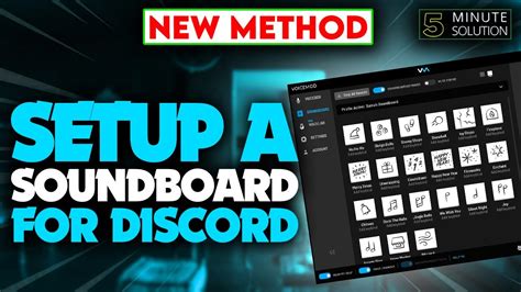 How To Setup A Soundboard For Discord Voice Mod Youtube