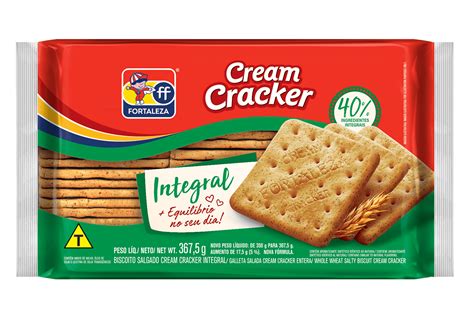 Fortaleza Biscoito Salgado Cream Cracker Integral G Marca