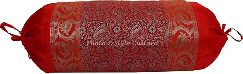 Amazon Stylo Culture Ethnic Polydupion Cylindrical Yoga Bolster