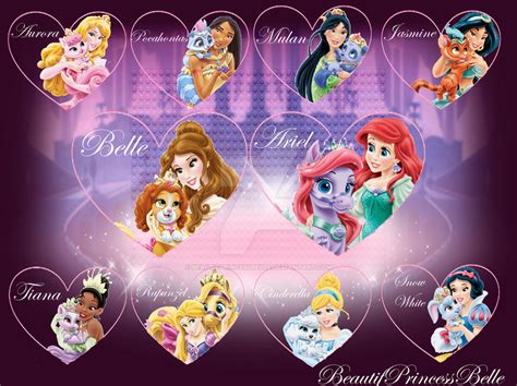 Disney Princesses - Love Ones by BeautifPrincessBelle on DeviantArt