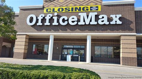 Officemax Closing Brook Highland Plaza Birmingham Business Journal