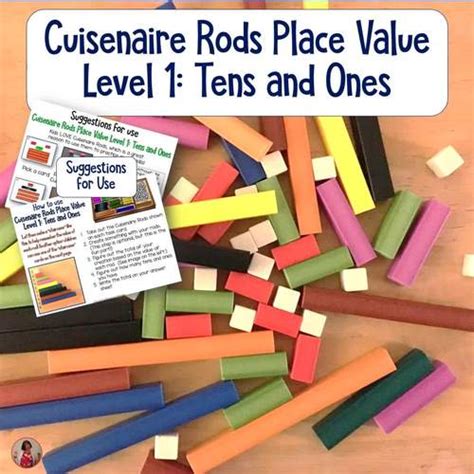 Cuisenaire Rods Hands On Place Value Level One Tens And Ones Tpt