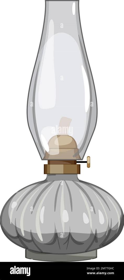 Old Kerosene Lamp Cartoon Vector Illustration Stock Vector Image Art