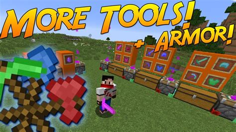 More Tools And Armor [minecraft 1 12] Mod Showcase Youtube