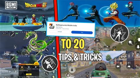 BGMI New Dragon Ball Z Tips Tricks BGMI 2 7 Update How To Play