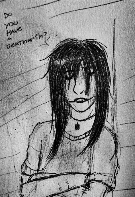 Jeff The Killer Sketch By Melaniedragon On Deviantart