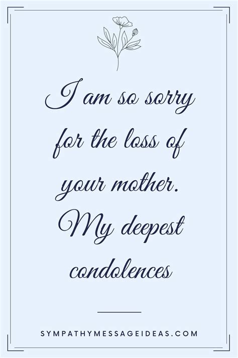 Words Of Sympathy For Loss Of Mother Archives Sympathy Card Messages