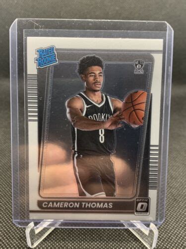 Panini Donruss Optic Cameron Thomas Rated Rookie Base Nets