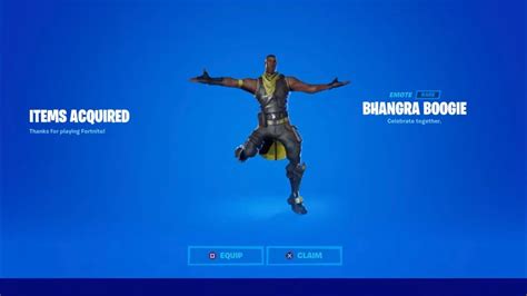 Fortnite Unlocking The Bhangra Boogie Exclusive Emote Youtube