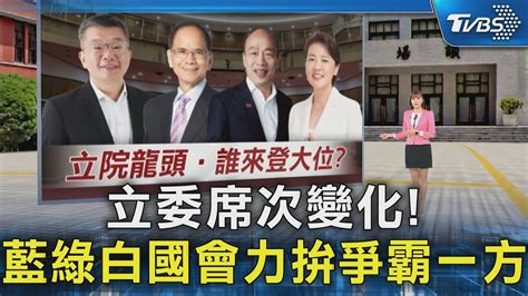 立委席次變化 藍綠白國會力拚爭霸一方｜tvbs新聞 Tvbsnews01 Youtube