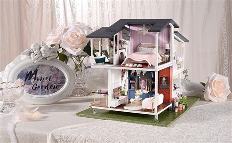 Cuteefun Diy Miniatur Puppenhaus Kit Zum Bau Miniatur Haus Mit Musik