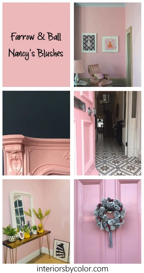 Farrow Ball Nancy S Blushes Paint Color Scheme Interiors By Color