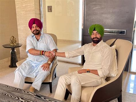 Punjab Navjot Singh Sidhu Meets Congress Mla Sukhpal Singh Khaira