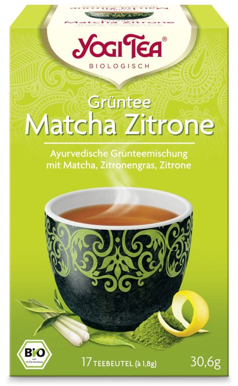 Yogi Tea Gr Ntee Matcha Zitrone Bio X G Online Kaufen