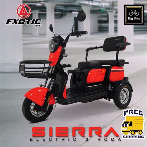 Jual SEPEDA MOTOR LISTRIK RODA 3 SIERRA SIERA PACIFIC EXOTIC Shopee