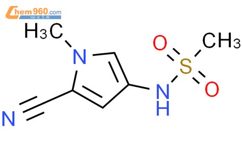 401909 66 8 Methanesulfonamide N 5 Cyano 1 Methyl 1H Pyrrol 3 Yl CAS