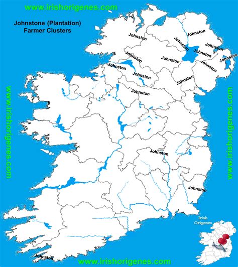 Map Of Irish Clans