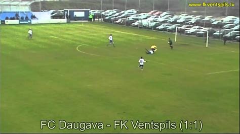 Fc Daugava Fk Ventspils Youtube