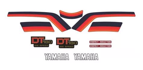 Kit Adesivos Compatível Yamaha Dt 180 1983 Branca Parcelamento sem juros