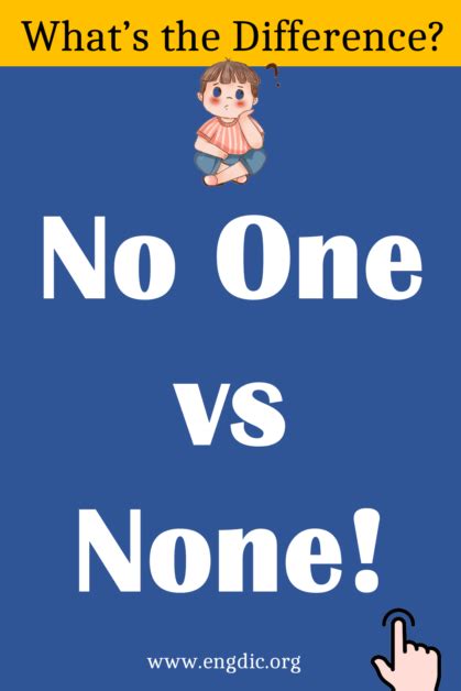 No One Vs None What S The Difference EngDic